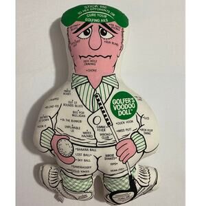 VINTAGE 1988 Golfer’s Voodoo Doll — Plush